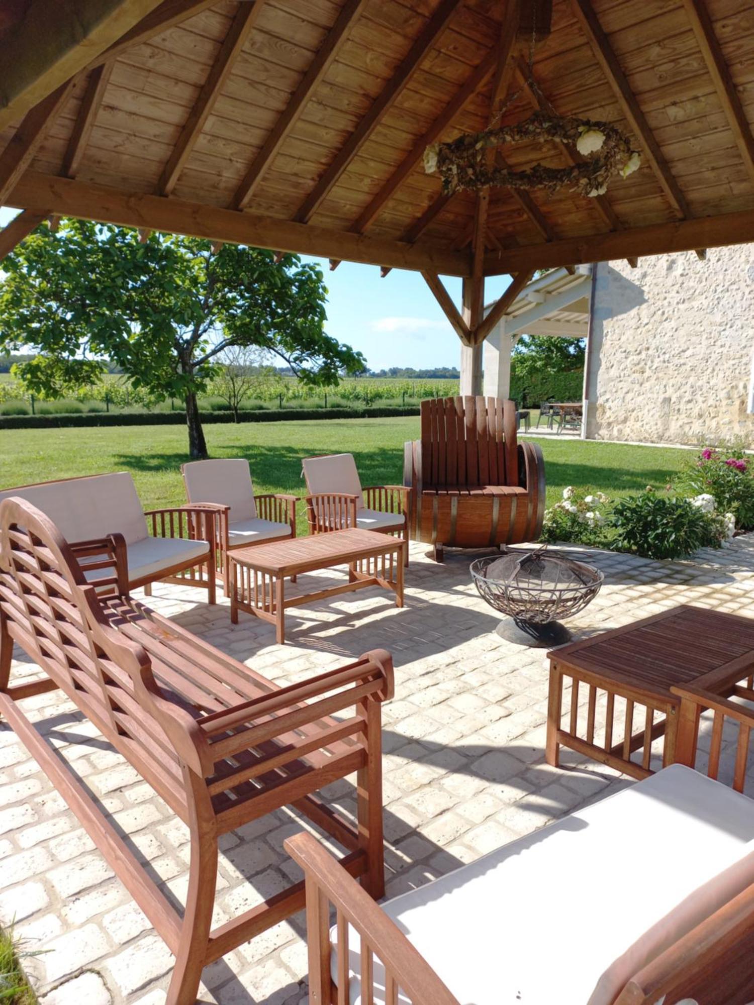 Villa Airial De Tourteau Chollet Arbanats Esterno foto
